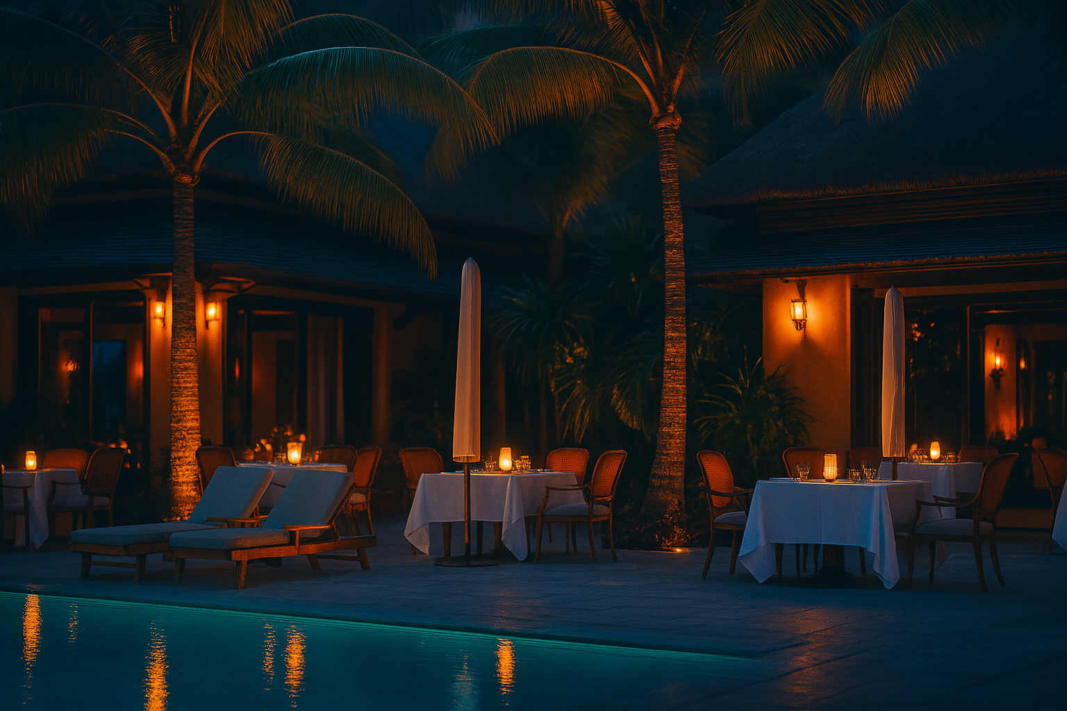 Pool Area Digital Signage